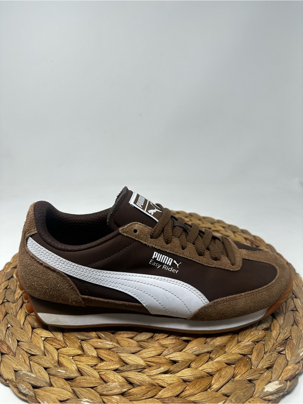 Puma Easy Rider Sneakers Haute Coffee White Size 9 Women's